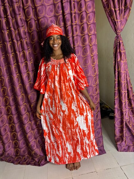 Boubou et voile