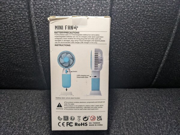 Portable hand Fan