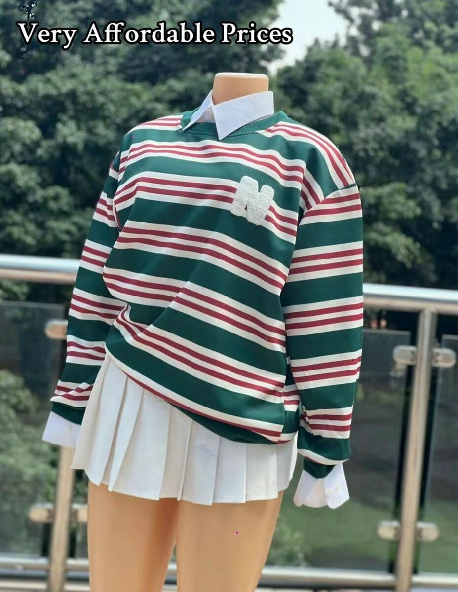 Skirt and hoodies