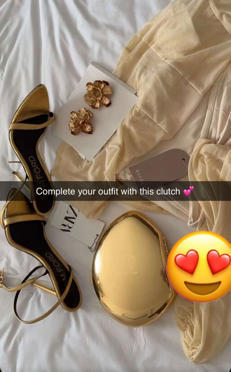 Gold Clutch