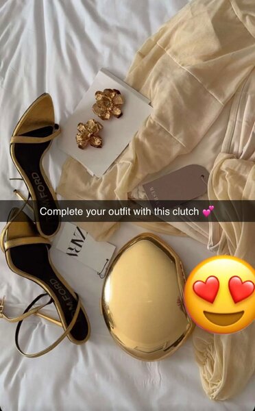 Gold Clutch