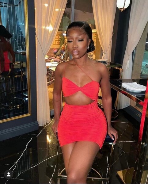 Red dress