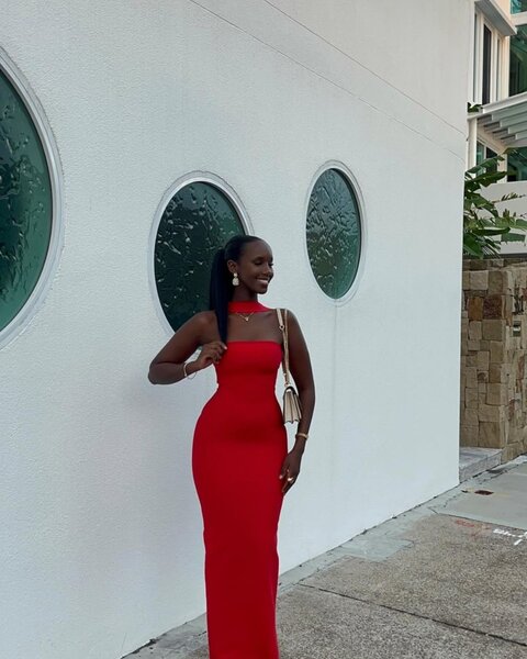 Robe longue élégante femme