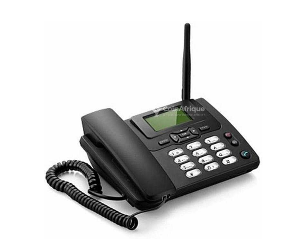 Téléphone fixe double sim