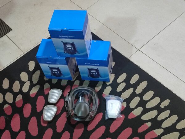 Fullface chemical respirator
