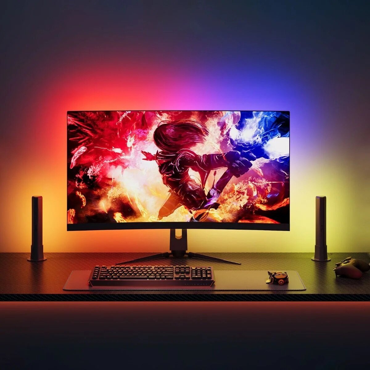 Color mirroring Pc strip light- sync light