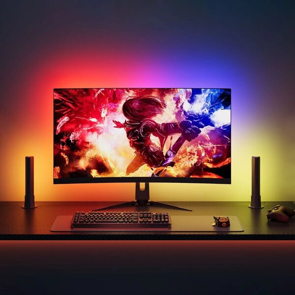 Color mirroring Pc strip light- sync light