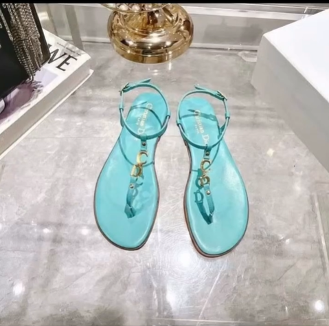 sandales bleues