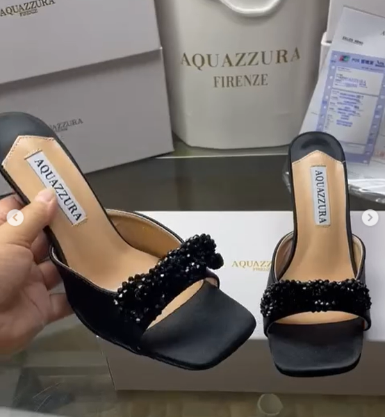 black shoes