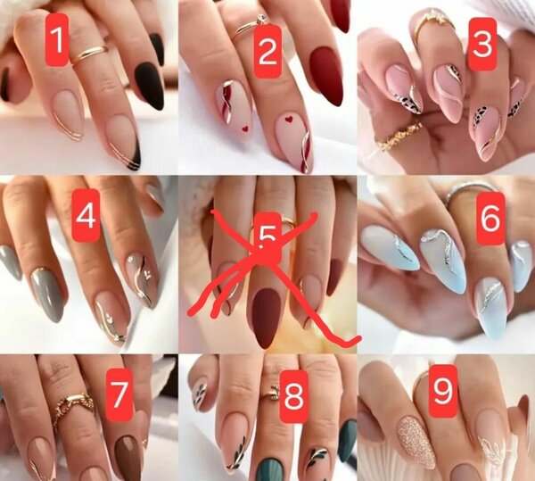 Set de Faux Ongles Élégant