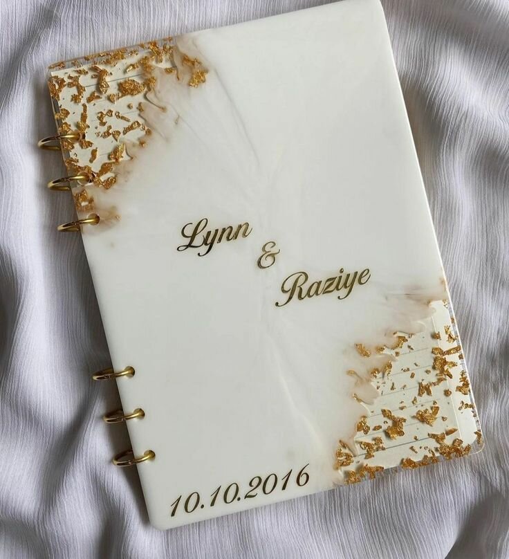 Resin A5 notebook