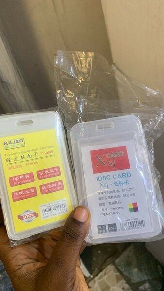 Plastic ID Card Holder