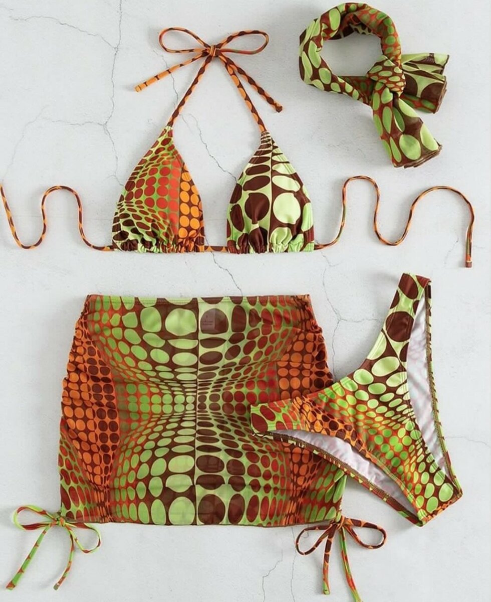 3 piece beach wear