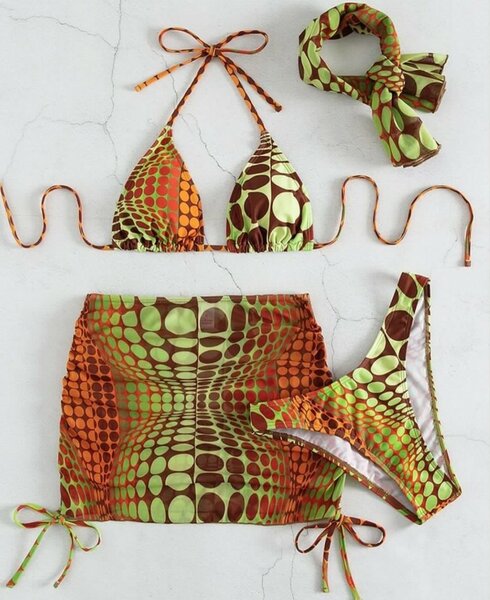 3 piece beach wear
