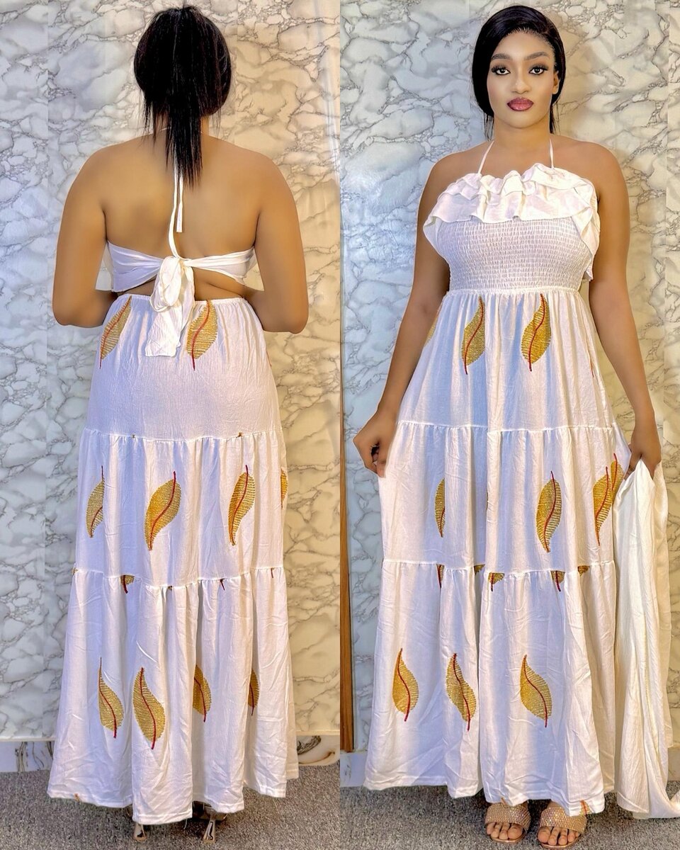Robes longues avec foulard