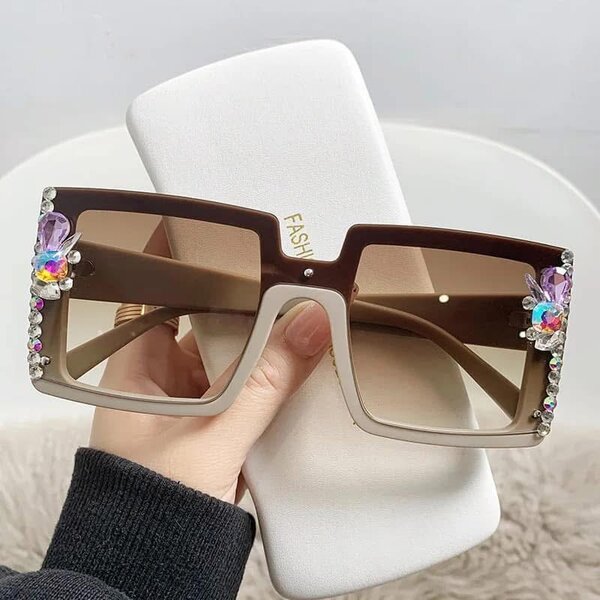 Lunettes de soleil Swarovski brillantes