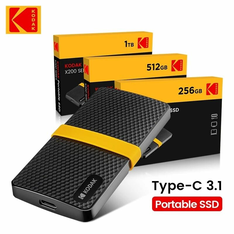 SSD Portable Kodak 2TB USB-C