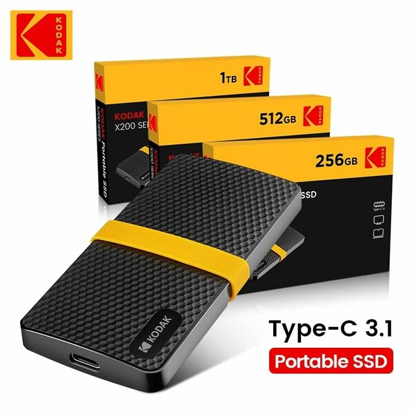 SSD Portable Kodak 2TB USB-C
