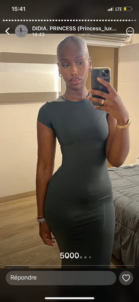 Robe plaqué ensemble jogging et