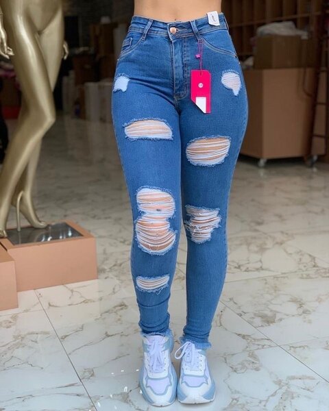 Tattered jeans