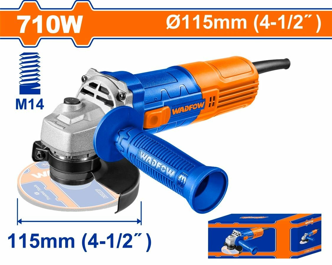 Meuleuse d'angle 710W 115mm