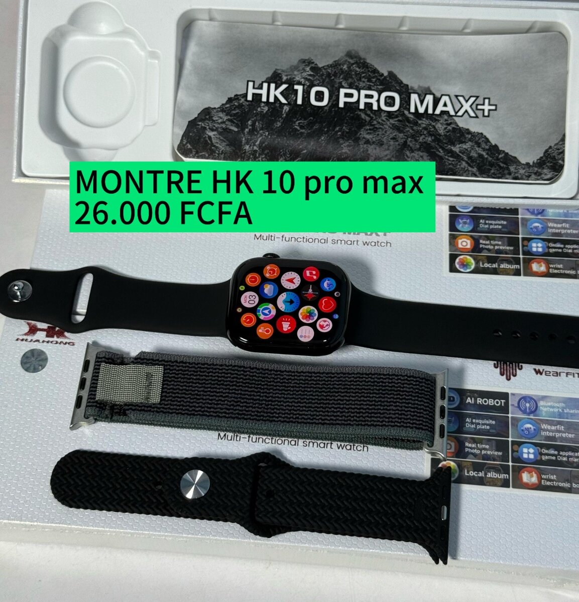 Montre connectée HK10 Pro Max+