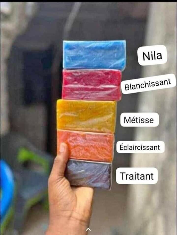 Savons molato ,nila et savons noir du nigeria