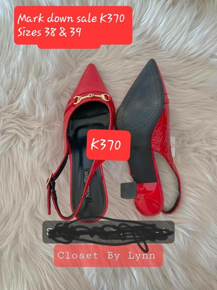 red sandals