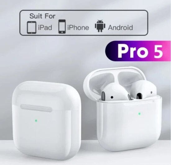 Écouteurs PRO 5 blanc PROMO