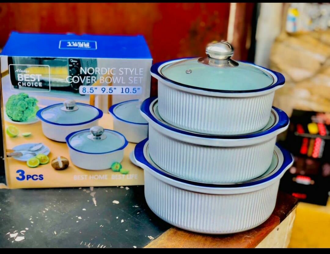 3 set ceramic bowl