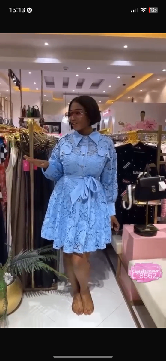Robe se dentelle pour femme