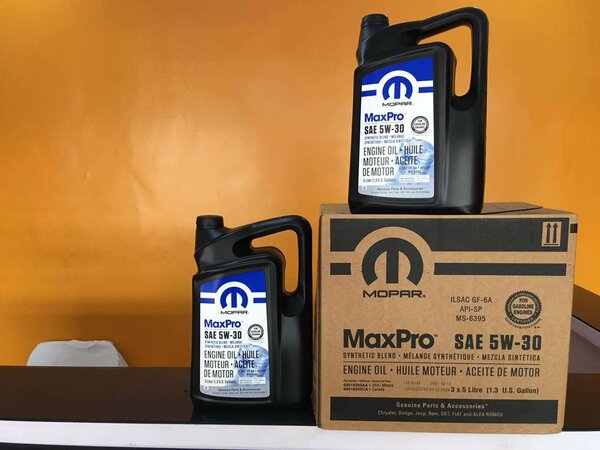 Mopar Maxpro 5W30 Engine Oil 5L imported from USA