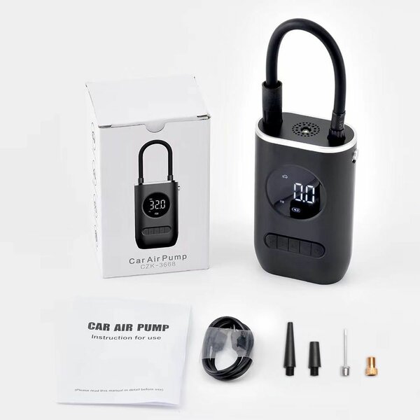 Pompe à air pour voiture numérique