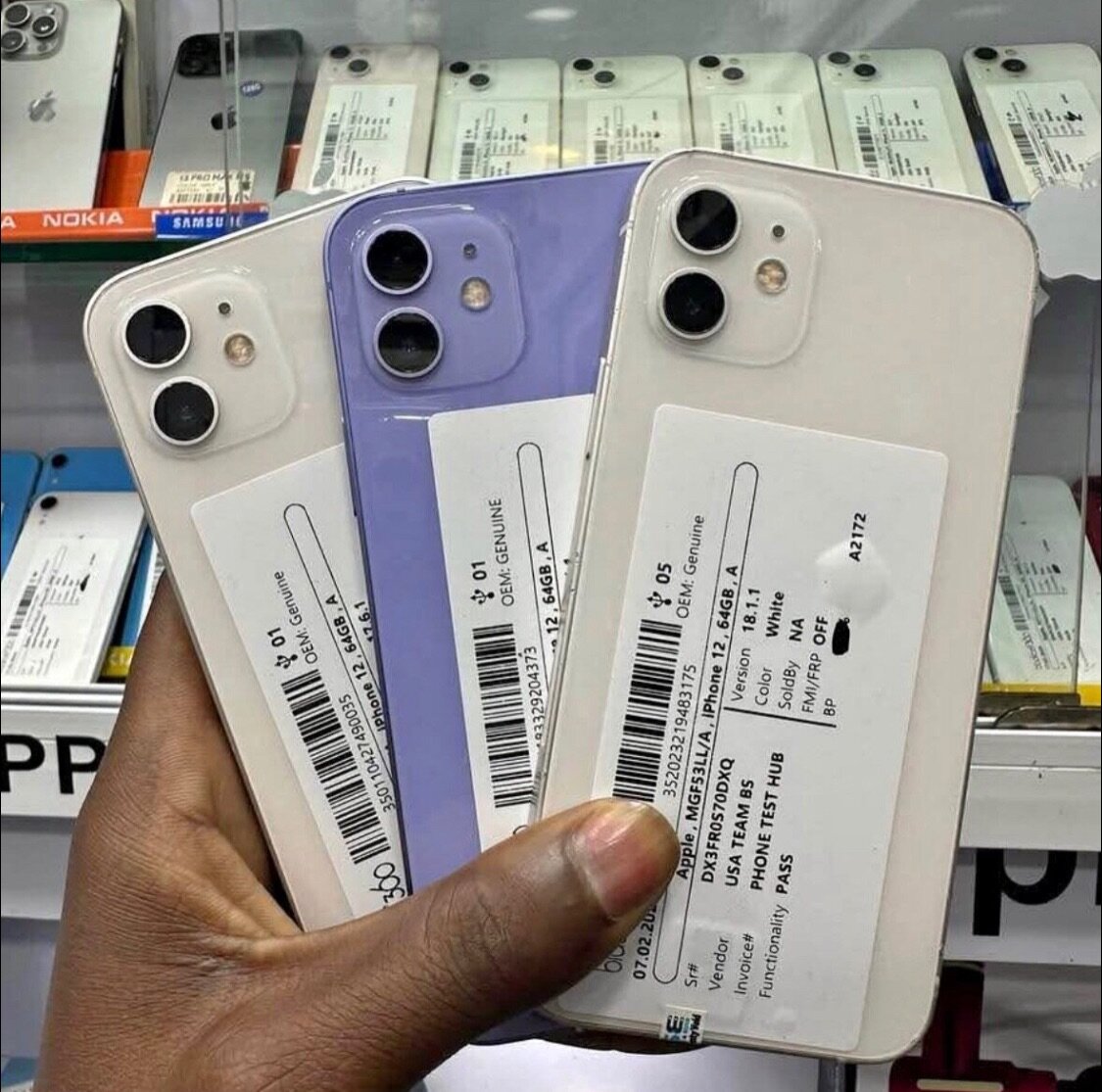 iPhone 12 - 64GB Blanc