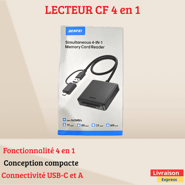 Lecteur de Cartes USB-C et A