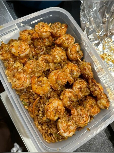 Riz au crevettes