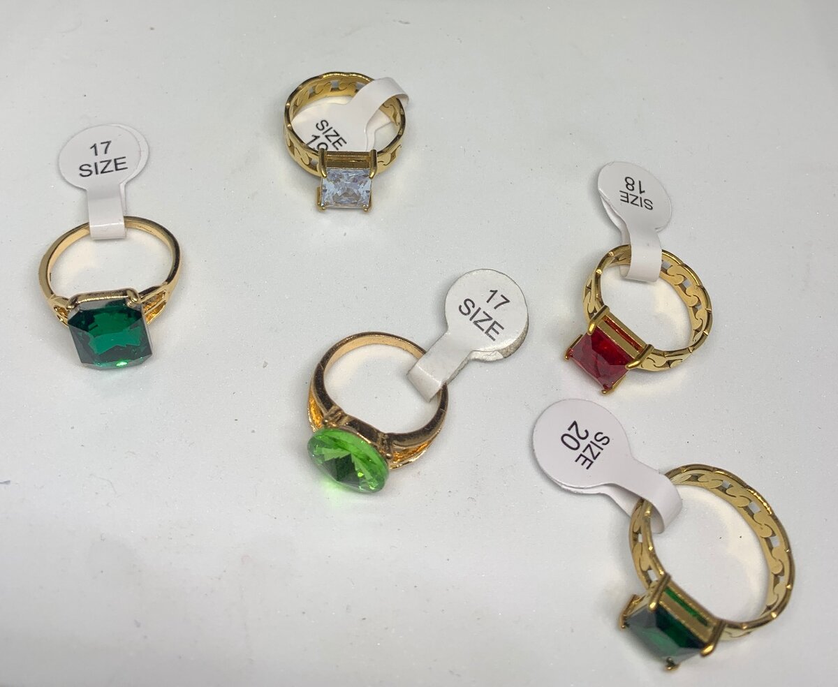 Emerald stone rings