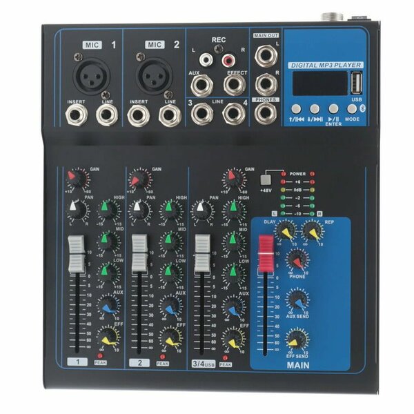 Table de mixage audio 4pist