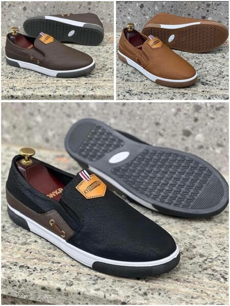 Mocassins en cuir confortables