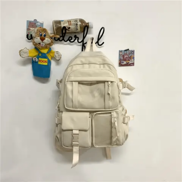Sac à dos beige élégant