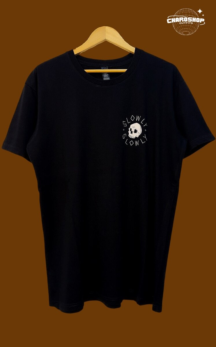 T-Shirt Noir Casual Homme