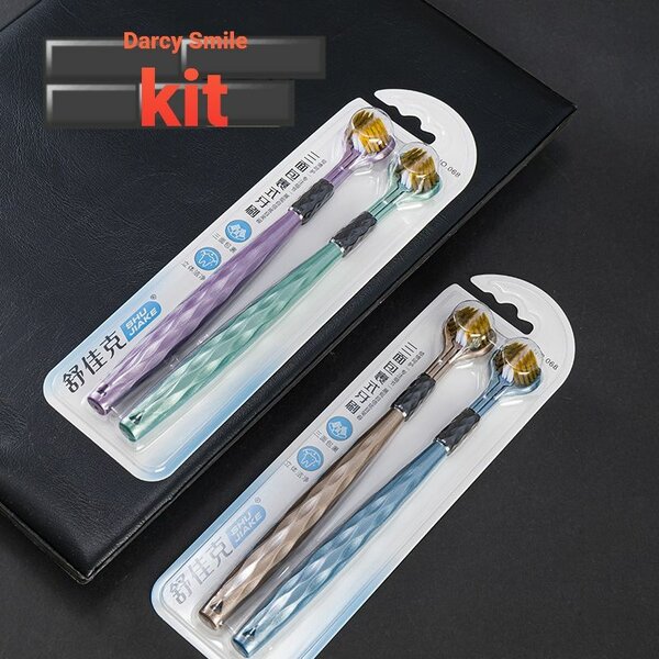3 sided toothbrush