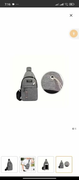 Sac bandoulière anti-vol