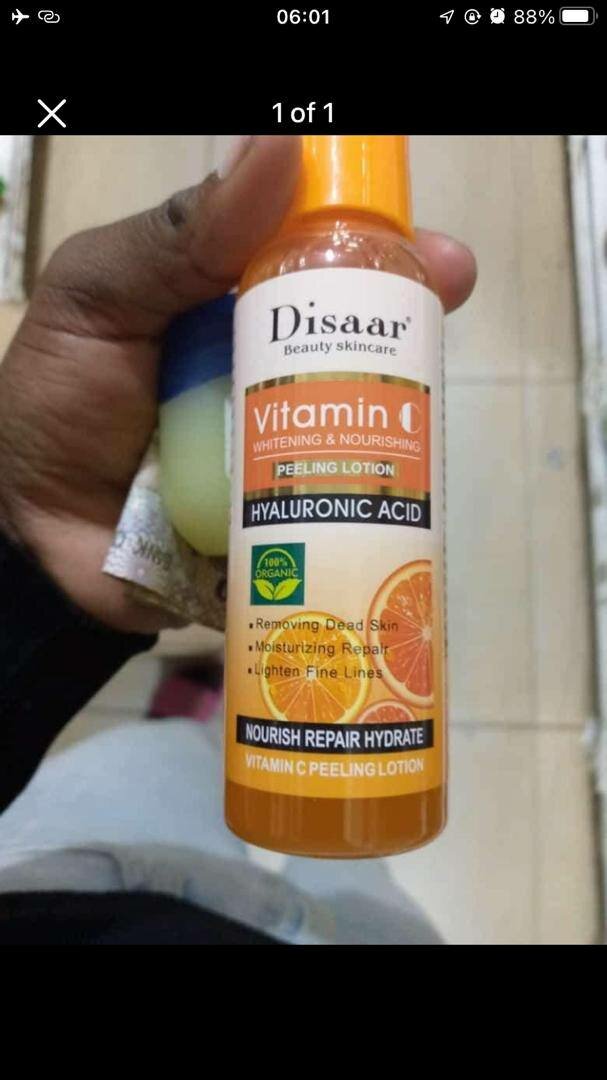 Peeling lotion