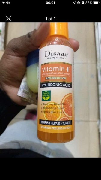 Peeling lotion