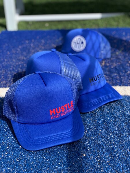 Hustle and motivate caps k65