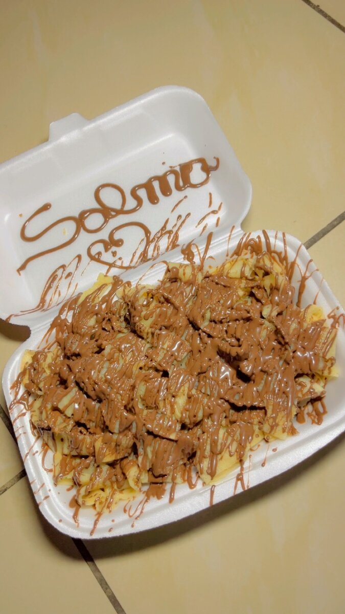 Crêpes avec nutella