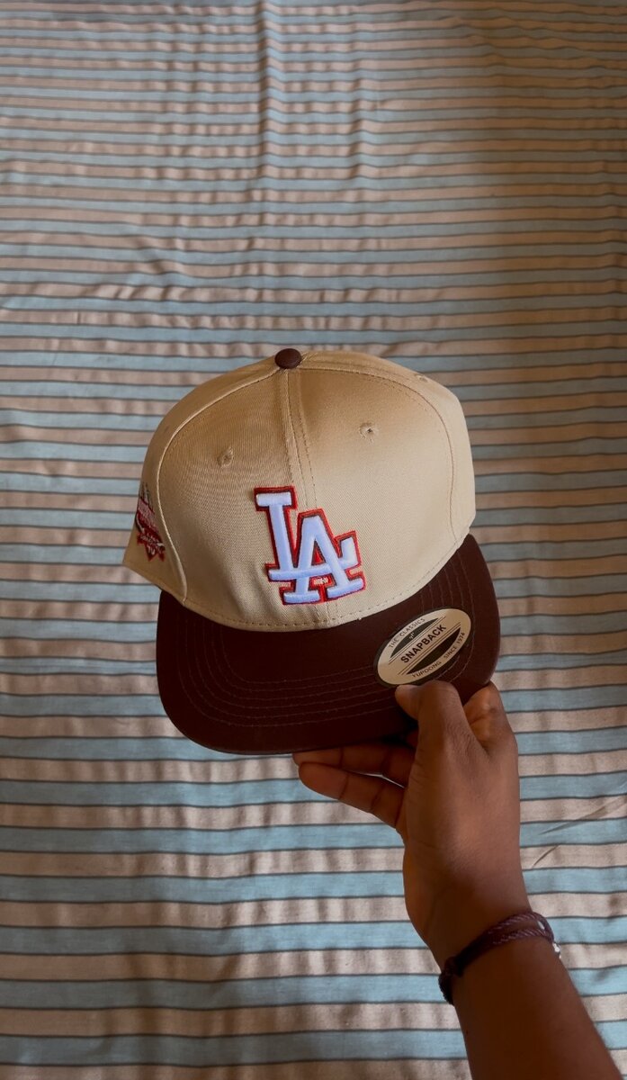 Casquette Snapback LA Beige
