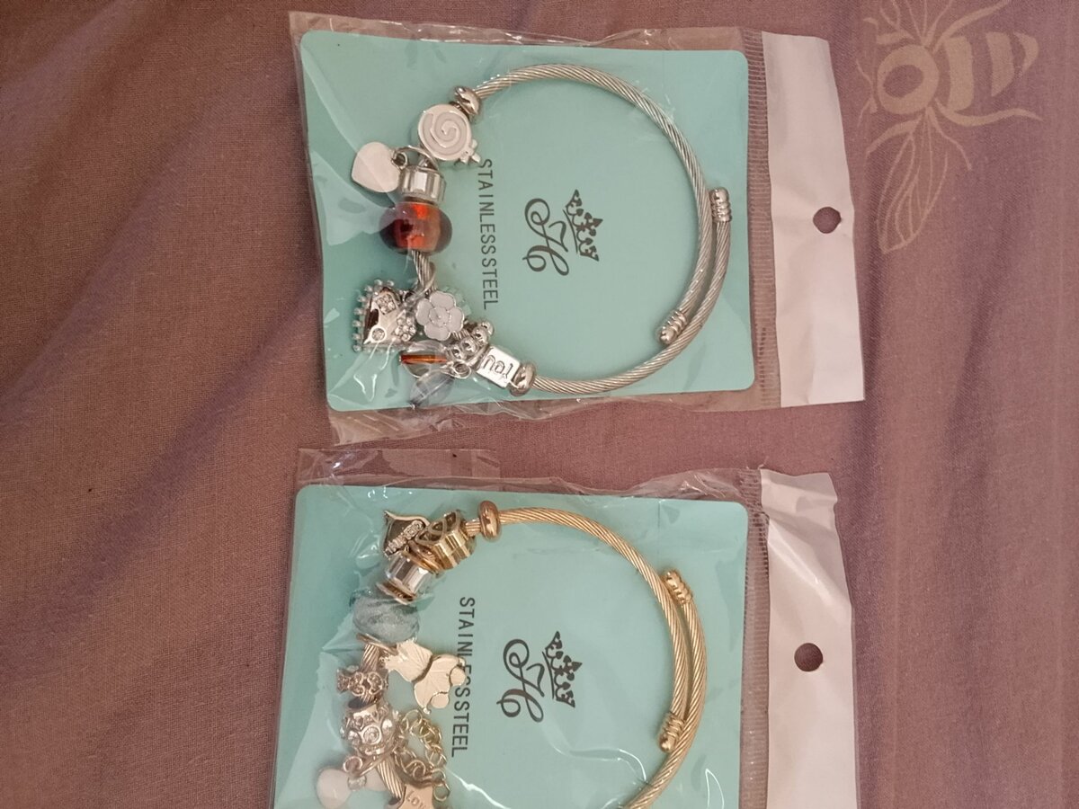 Sparkly bracelets