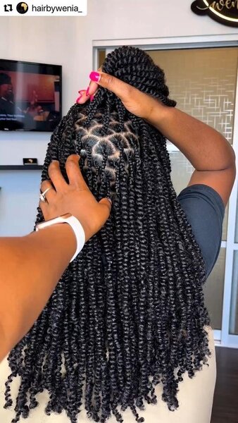 Mèches Afro Twist au Crochet, 20''